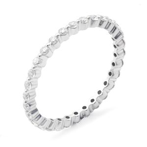 0.45ctw-Classic-Round-Moissnaite-Eternity-Ring-Band