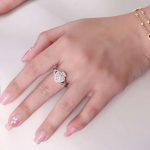 Lab Grown Diamond Halo Claddagh Ring