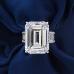 Emerald Cut Cathedrals Set Men's Ring with Multi-Stone Band