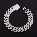 Special Offer: 6MM Wide Moissanite Silver Cuban Chain - Image 2