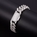 Special Offer: 6MM Wide Moissanite Silver Cuban Chain - Image 3