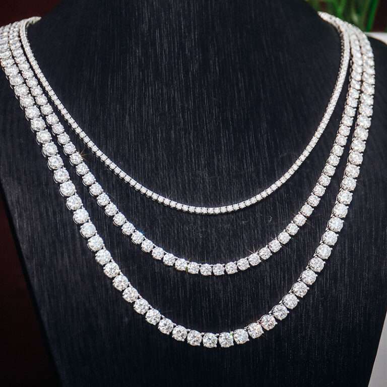 In stock Special Offer s925 Silver Moissanite Tennis Chain