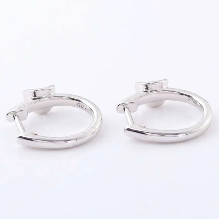 Elegant Horseshoe Design Hoop Earrings
