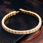 Exquisite Bracelet Inlaid with DEF/VVS Moissanite