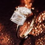 Elegant Moissanite Toi-et-Moi Ring: A Timeless Symbol of Love