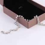 Exquisite Multiple stone cuts White Gold Moissanite Bracelet