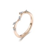 Gorgeous Yellow Gold Marquise Cut Moissanite Ring