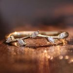Gorgeous Yellow Gold Marquise Cut Moissanite Ring