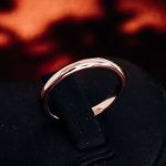 imeless Minimalist Design:Elegant Rose Gold Classicic Band Ring