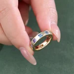 Gypsy Spectrum Ring | Prismatic Lab Gemstones Set in Hammered Gold