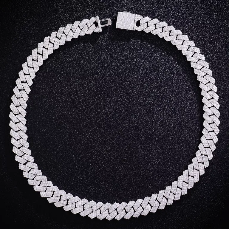 Special Offer: Full-Pavé Moissanite Cuba Necklace/Bracelet with High-Impact Brilliance