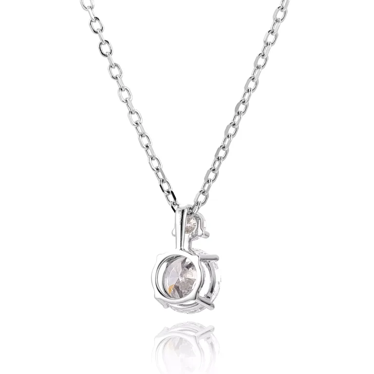 1.50 CTW Two-Stone Round Lab Diamond Pendant | Pendant Only