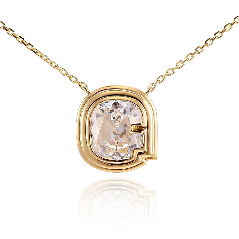 Classic Customized Shape Moissanite Pendant Necklace