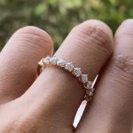1.0ctw Bubble Eternity Band - 10K / 14K / 18K Gold (Yellow / White / Rose) lab diamond/moissanite
