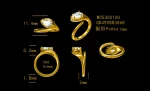 1CT Pear Snake Ring - 10K / 14K / 18K Gold (Yellow / White / Rose) lab diamond/moissanite/lab gemstone - Image 3