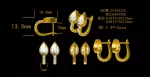 2cts Bezel Setting Pear Shaped Huggie Earrings - 10K / 14K / 18K Gold (Yellow / White / Rose) moissanite / lab gemstone / lab diamond - Image 3