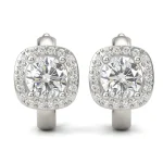 1ct Luxury Stud Earrings - 10K / 14K / 18K Gold (Yellow / White / Rose) lab diamond/moissanite/lab gemstone
