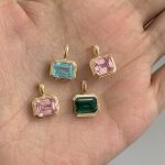 2ct Emerald Cut Pendant - 10K / 14K / 18K Gold (Yellow / White / Rose) lab diamond/moissanite/lab gemstones