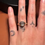 2ct Starburst OMC Ring - 10K / 14K / 18K Gold (Yellow / White / Rose) lab diamond/moissanite/color lab gemstone