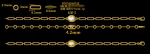 1ct Double-Bezel Oval Stone Paperclip Bracelet - 10K / 14K / 18K Gold (Yellow / White / Rose) lab diamond/moissanite/lab gemstone - Image 4