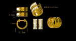 Huggie Hoop Earring - 10K / 14K / 18K Gold (Yellow / White / Rose) lab diamond/moissanite - Image 3