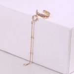 3.8cm Detachable Lab Pink Sapphire Huggie Earring (Single) - Image 5