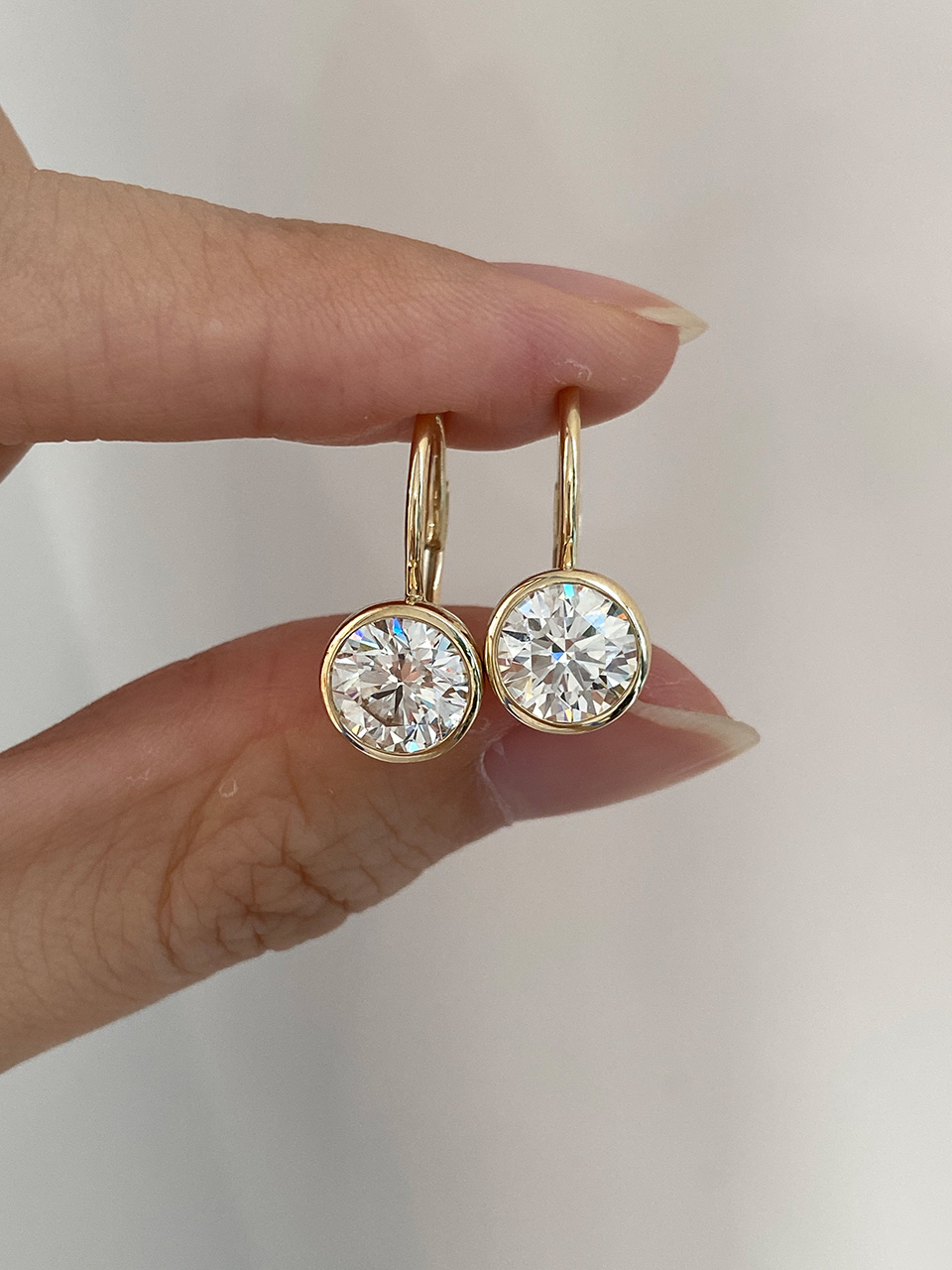 yuki261026-1-1 Solitaire Drop Earrings Group Buy - Image 1