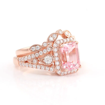 Pink diamond ring